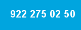 922 275 02 50